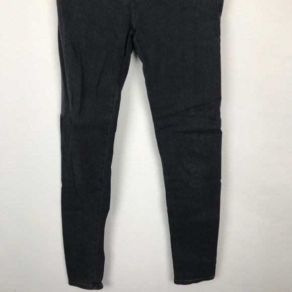 [3 for $15] Rag & Bone Justine Zipper Skinny Jeans Black Grey 25 - Picture 4 of 8